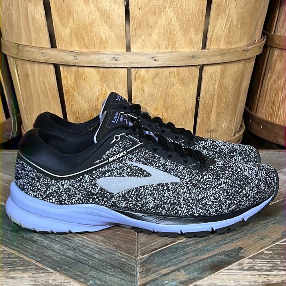 Brooks Women's Black and Light Blue Running Shoes